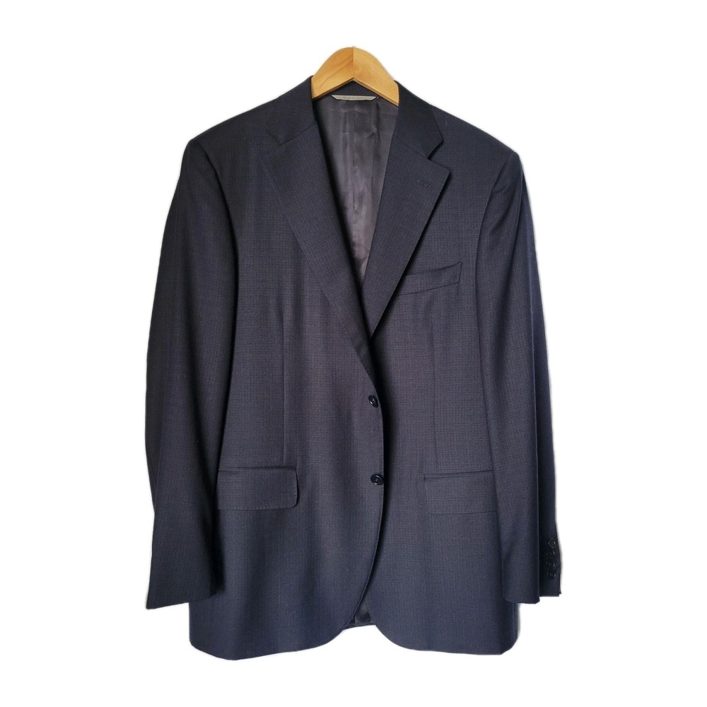 Canali 1934 "Travel" 100% Wool 2 Button Sportcoat Blazer Charcoal 42R US Size - Picture 5 of 11